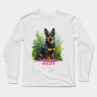 Lancashire heeler dog sitting in the grass Long Sleeve T-Shirt